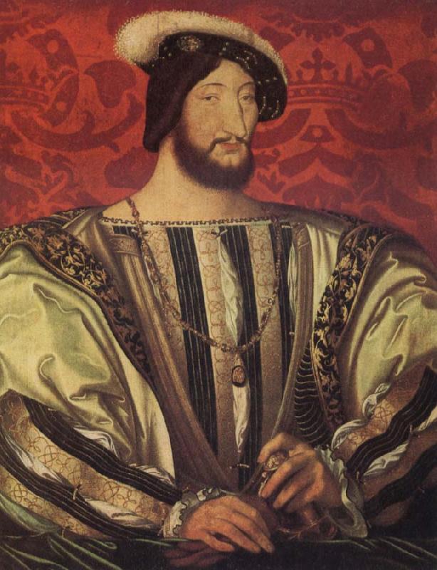 Jean Clouet Portrait of Francis I,King of France oil painting image